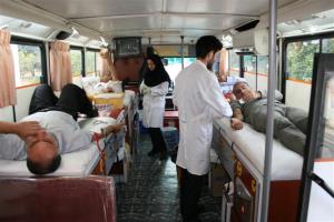 اهداء 10800cc خون توسط کارکنان شیلات مازندران 
