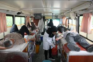اهدای 16500 سی سی خون توسط کارکنان اداره کل شیلات مازندران