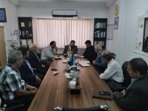 نشست اعضای اتحادیه تولیدکنندگان سردآبی استان مازندران با مدیرکل شیلات مازندران