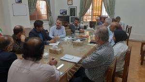 اولین جلسه فرایند اجرایی و عملیاتی پروژه TCP در مرکز شهید باهنر کلاردشت با حضور مدیرکل دفتر بازسازی ذخایر آبزیان شیلات ایران